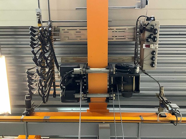 Konecranes jc6835 enkelligger bovenloopkraan 5000kg v.v. ctx400 loopcat met elektro staaldraadtakel + 77 meter m1 kraanbaan - afbeelding 22 van  24