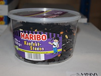 Konfektstaven haribo in 8 overdozen met 6 emmers a 1200 g. tht 9-2026. - afbeelding 1 van  2