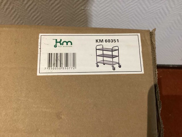 Kongamek km60351 serveerwagen - afbeelding 2 van  6