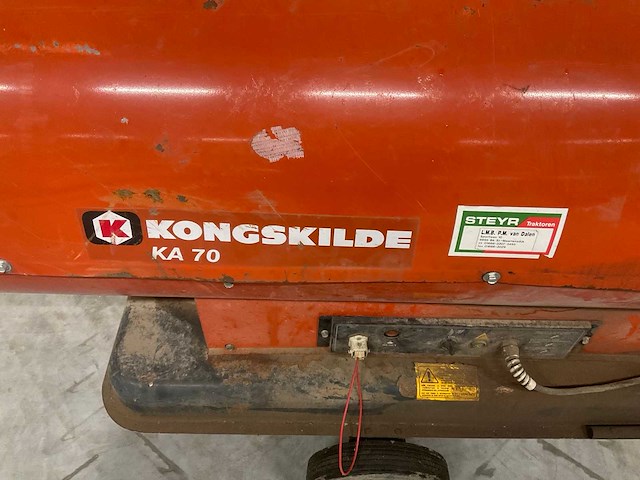 Kongskilde ka70 heteluchtkanon - afbeelding 7 van  8