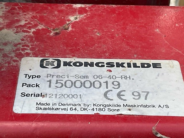Kongskilde preci-sem 06-40-sh zaaimachine - afbeelding 8 van  16