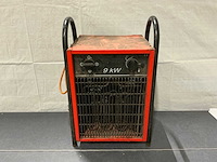 Kongskilde s 9 elektrische kachel krachtstroom - afbeelding 1 van  5