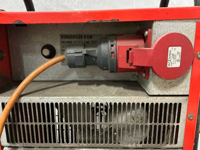 Kongskilde s 9 elektrische kachel krachtstroom - afbeelding 3 van  5