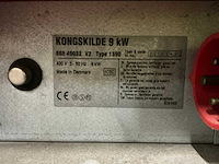 Kongskilde s 9 elektrische kachel krachtstroom - afbeelding 4 van  5