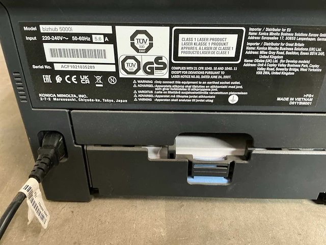 Konica - bizhub 5000i - laserprinter (2x) - afbeelding 6 van  14