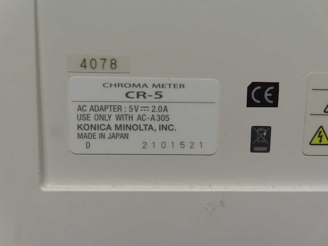 Konica - cr-5 - chroma meter - afbeelding 4 van  7