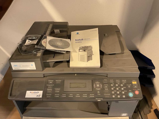 Konica minolta bizhub 163 inktjetprinter - afbeelding 2 van  3