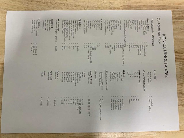 Konica minolta bizhub 4752 laserjet overige printers en copiers - afbeelding 5 van  13