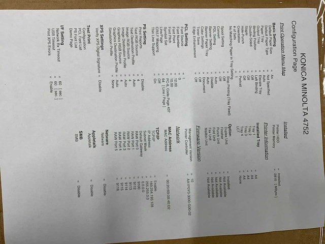 Konica minolta bizhub 4752 laserjet overige printers en copiers - afbeelding 5 van  13