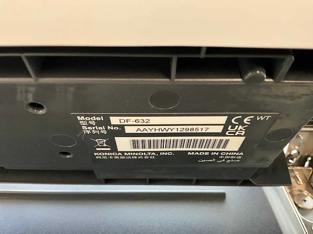 Konica minolta bizhub c250i df-632 multifunctional - afbeelding 3 van  11