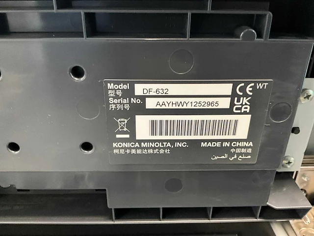 Konica minolta bizhub c250i df-632 multifunctional - afbeelding 4 van  12