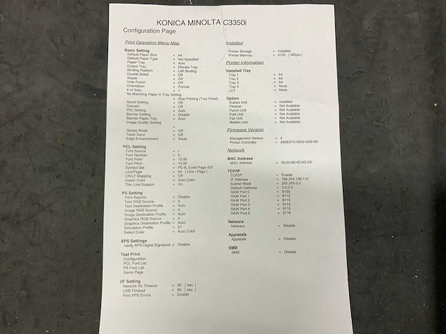 Konica minolta bizhub c3350i laserjet overige printers en copiers - afbeelding 7 van  15