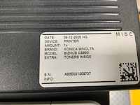 Konica minolta bizhub c3350i laserjet overige printers en copiers - afbeelding 13 van  15