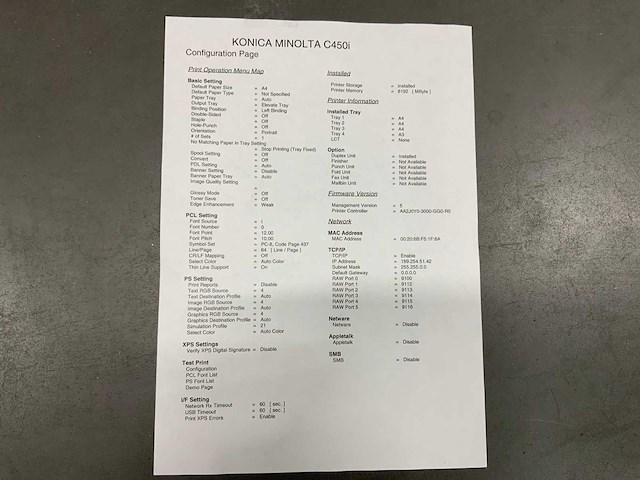 Konica minolta bizhub c450i laserjet overige printers en copiers - afbeelding 7 van  16