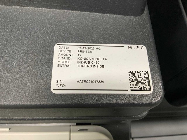 Konica minolta bizhub c450i laserjet overige printers en copiers - afbeelding 8 van  16