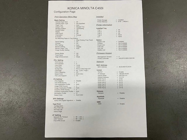 Konica minolta bizhub c450i laserjet overige printers en copiers - afbeelding 7 van  16