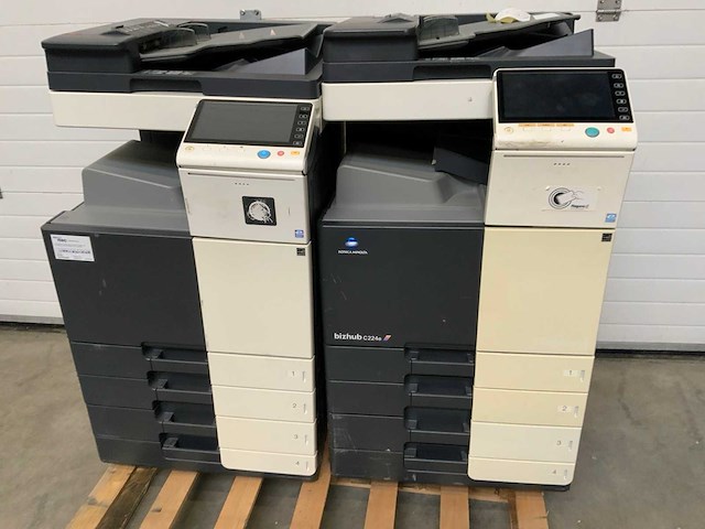 Konica minolta c224e bizhub laserprinter (2x) - afbeelding 2 van  8