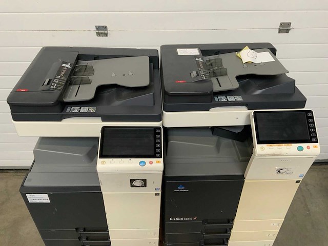 Konica minolta c224e bizhub laserprinter (2x) - afbeelding 3 van  8