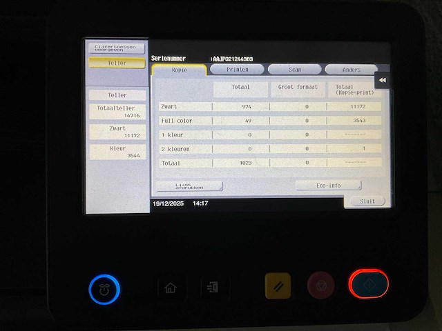 Konica minolta c3320i bizhub multifunctionele kopieermachine - afbeelding 4 van  6