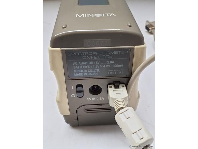 Konica minolta spectrofotometer cm-2600d - afbeelding 9 van  10