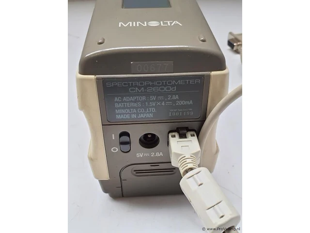 Konica minolta spectrofotometer cm-2600d - afbeelding 9 van  10