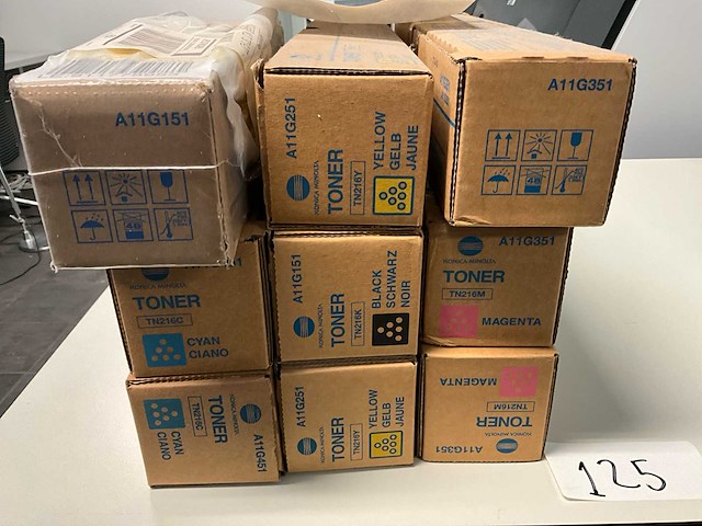Konica minolta toner (9x) - afbeelding 3 van  3