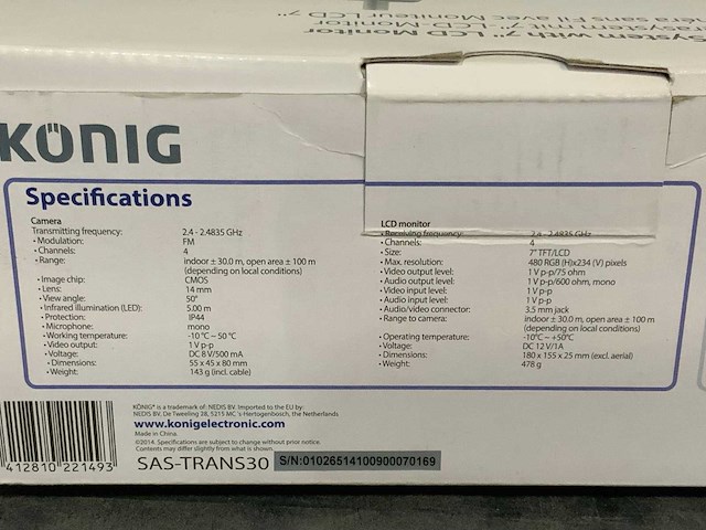 Konig - beveiligingscamera - afbeelding 5 van  6