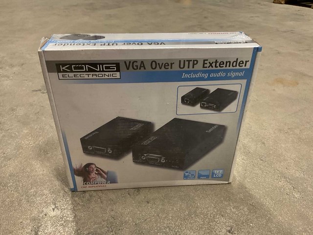 König cmp-repeatvga2 vga over utp extender - afbeelding 1 van  1