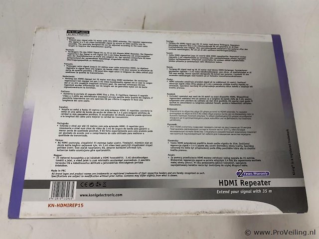 König hdmi repeaters - 3 stuks - afbeelding 3 van  4