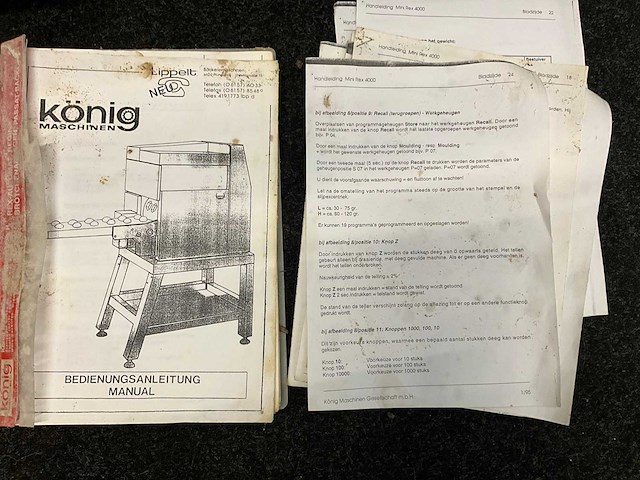 Konig mini rex 4000 st deegverdeler - afbeelding 12 van  13