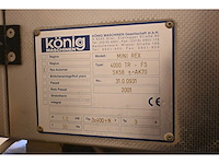 König rex automat mini rex 4000 tr / fs sk58 + ak70 kleinbroodlijn - afbeelding 3 van  14