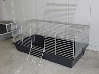 Konijnkooi inklapbaar. afmeting ca. 117 x 59 cm. hoogte uitgeklapt 51 cm - afbeelding 2 van  3