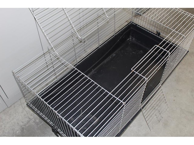 Konijnkooi inklapbaar. afmeting ca. 117 x 59 cm. hoogte uitgeklapt 51 cm - afbeelding 3 van  3