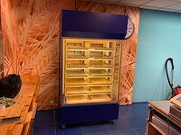 Koning interieurbouw mobiele gekoelde bonbon/gebaksvitrine - afbeelding 5 van  8