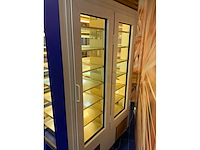 Koning interieurbouw mobiele gekoelde bonbon/gebaksvitrine - afbeelding 3 van  4