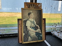 Koningin wilhelmina willy sluiter reproductie schilderij - afbeelding 1 van  8