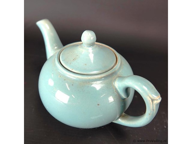 Koninklijke plateelbakkerij zuid-holland gouda theepot - afbeelding 2 van  5