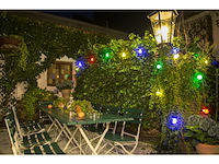 Konstsmide feestverlichting lichtsnoer 10 led lampen multicolor 45 m - afbeelding 3 van  5