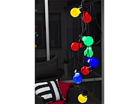 Konstsmide feestverlichting lichtsnoer 10 led lampen multicolor 45 m - afbeelding 4 van  5