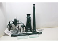 Konstsmide staande buitenlamp firenze 210cm groen - afbeelding 4 van  5