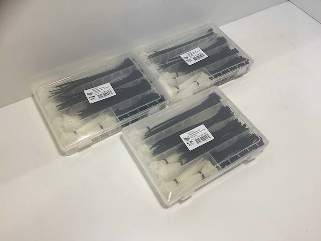 Konvox - assortimentsdoos met tie-wraps 400 stuks - (3x) - afbeelding 4 van  6