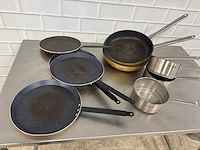 Kookpan rvs staal aluminium (10x) - afbeelding 3 van  4