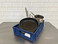 Kookpan rvs staal aluminium (10x) - afbeelding 4 van  4