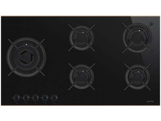 Kookplaat smeg, dolce stil novo pv695lcnrde, zwart - afbeelding 1 van  3