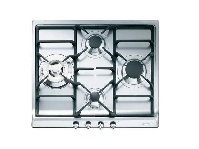 Kookplaat smeg, sdr60xg3, roestvrijstaal - afbeelding 1 van  2
