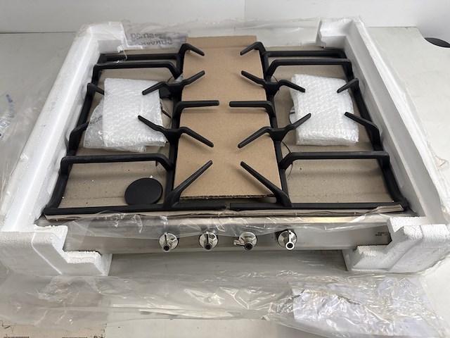 Kookplaat smeg, sdr60xg3, roestvrijstaal - afbeelding 2 van  2