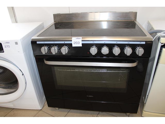 Kookstoof valberg valc905mfcnvt v.v. 5 pitten en oven. afmeting 90 x 62 x 86 cm. - afbeelding 1 van  3
