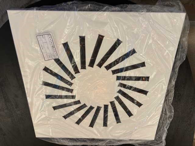 Koolair - k269426 - 20 ventilatieroosters met instelbare lamellen -wervelroosters 60x60 nieuw (20x) - afbeelding 1 van  4