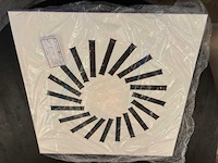 Koolair - k269426 - 20 ventilatieroosters met instelbare lamellen -wervelroosters 60x60 nieuw (20x) - afbeelding 1 van  4