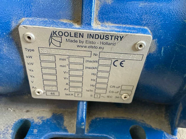 Koolen industry trilmotor (3x) - afbeelding 3 van  7